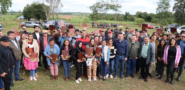 Indert presenta un aumento sin precedentes en la titulación de tierras a campesinos • PARAGUAY TV HD
