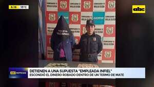 Video: Escondió dinero dentro de un termo de mate - ABC Noticias - ABC Color