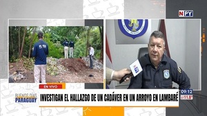 Investigan el hallazgo de un cadáver en un arroyo de Lambaré - Noticias Paraguay