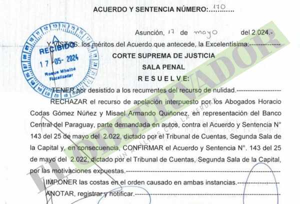 Queda firme la anulación de sanciones al BNF en caso Messer, por prescripción