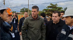 Santiago Peña realiza su jornada de gobierno en Concepción