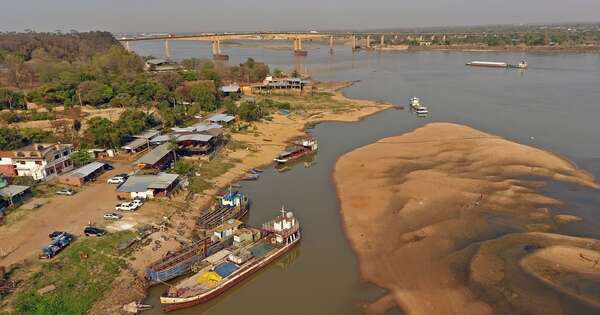Diario HOY | El 75 % de comercio exterior es por vía fluvial, y ríos Paraguay y Paraná bajan de forma preocupante