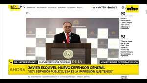 AHORA Confirman a Javier Esquivel como nuevo defensor general   - ABC Noticias - ABC Color