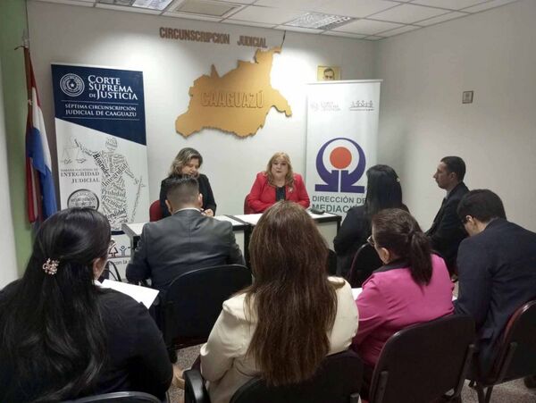 Socializaron servicio de Mediación Móvil en Caaguazú