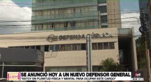 Nuevo defensor general dijo estar en la plenitud de sus capacidades intelectuales para llevar adelante sus proyectos - Megacadena - Diario Digital