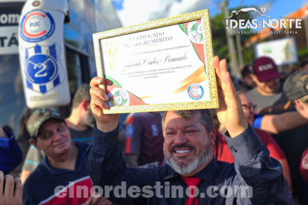 Revolución Silenciosa: Terminada la exitosa Campaña AJUDARS, Carlos Bernardo recibió reconocimiento del Pueblo Gaúcho - El Nordestino