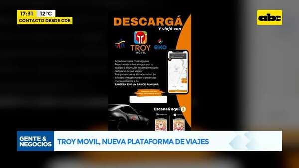 Troy Movil: nueva plataforma ofrece servicios de viajes - Gente & Negocios - ABC Color