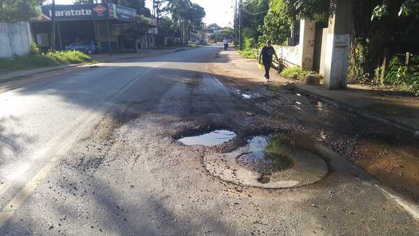 Concejala reclama a MOPC obra inconclusa - San Lorenzo Hoy