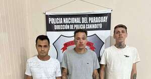 La Nación / Expulsan a tres brasileños que fueron detenidos en Canindeyú y eran requeridos en su país