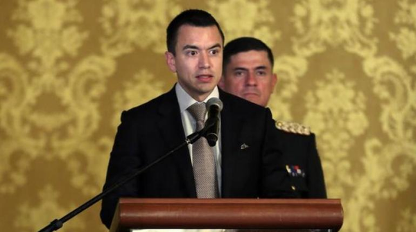 Noboa asegura que Ecuador tiene nuevo rostro con más seguridad tras seis meses de mandato