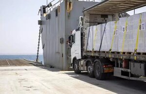 La ONU informa de que casi 100 camiones con ayuda han entrado en Gaza a través del muelle instalado por EEUU