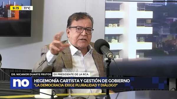 Hegemonía cartista: “partidos deben saber poner límites a su poder” - ABC Noticias - ABC Color