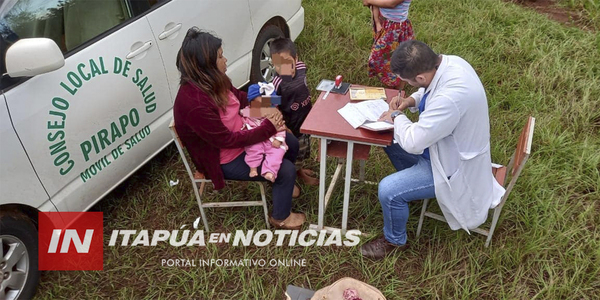 SE REALIZÓ IMPORTANTE JORNADA DE ATENCIÓN MÉDICA EN PIRAPÓ - Itapúa Noticias