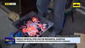 Video: riesgo mortal por uso de braseros, alertan los bomberos - ABC Noticias - ABC Color