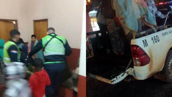 Haciendo patria: Policías rescataron a niños y adultos nativos en María Auxiliadora