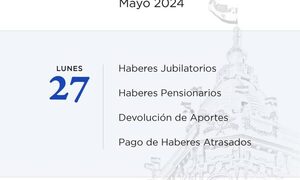 Jubilados y pensionados de la Caja Fiscal cobran hoy sus haberes de mayo