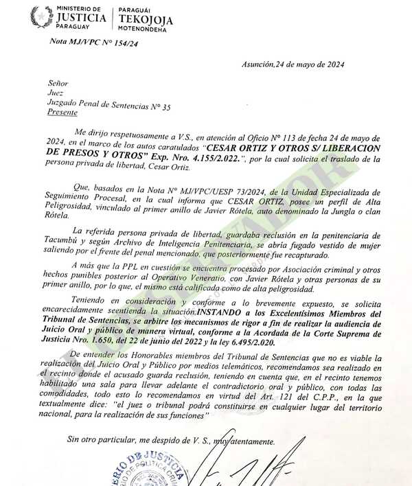 Juicio a “Gordito lindo” se realizará por medios telemáticos