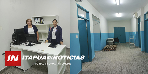 ETAPA FINAL DE LAS INSTALACIONES PARA UN CONSULTORIO INCLUSIVO INFANTIL EN EL HRE - Itapúa Noticias