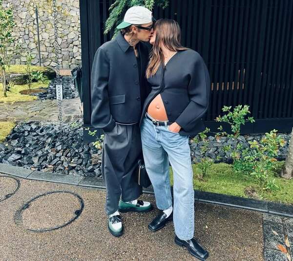 Justin Bieber presume feliz la pancita de su esposa Hailey - Gente - ABC Color