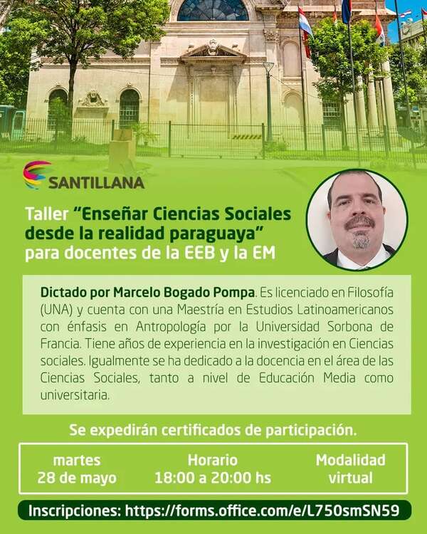 Taller “Enseñar Ciencias Sociales desde la realidad paraguaya” - Cultura - ABC Color