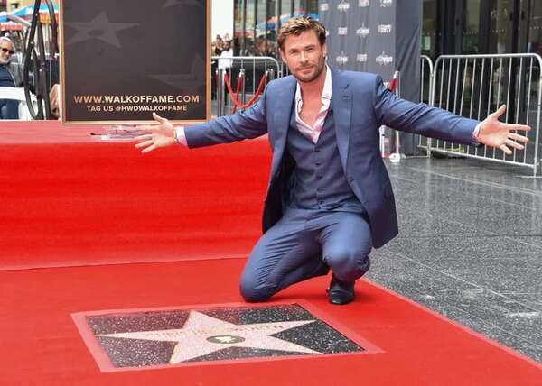 “Thor” recibió su estrella en el Paseo de la Fama de Hollywood - Gente - ABC Color