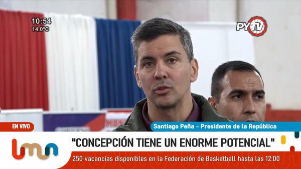 Concepción representa el enorme potencial del país y Peña reafirma compromiso para su desarrollo - .::Agencia IP::.