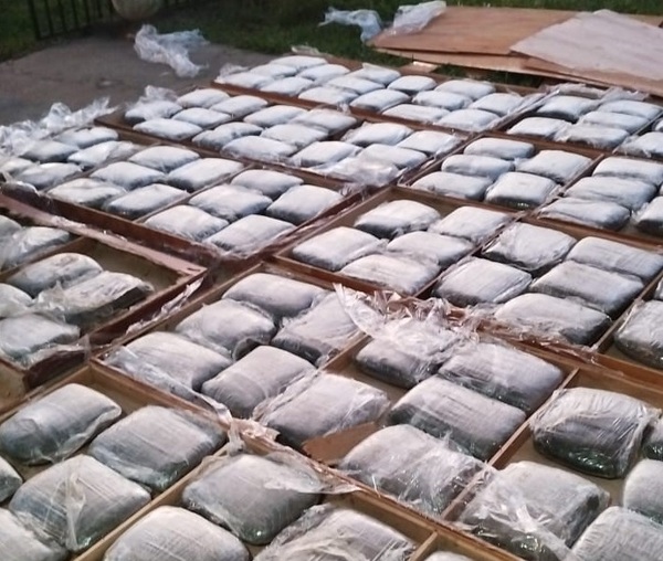 Incautan cargamento de 250 panes de presunta marihuana