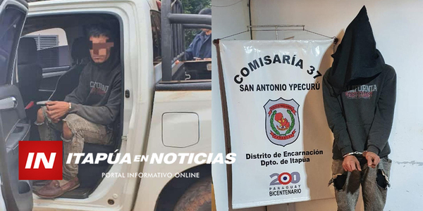 POLICÍA CAPTURA A SUJETO SOSPECHOSO DE UN HURTO AGRAVADO EN ENCARNACIÓN - Itapúa Noticias