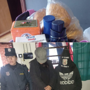 APREHENDEN A DOS PERSONAS POR UN SUPUESTO HECHO DE HURTO EN UN LOCAL COMERCIAL - TVS
