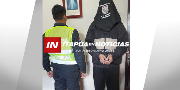 POLICÍA DETIENE A SUJETO CON ORDEN DE CAPTURA EN PATRULLA PREVENTIVA - Itapúa Noticias