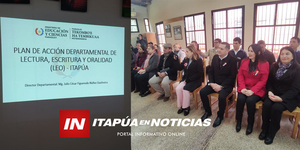 LANZARON EN ITAPÚA EL PLAN DEPARTAMENTAL DE LECTURA, ESCRITURA Y ORALIDAD “LEO” - Itapúa Noticias