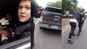 Violencia en el tránsito: conductor se niega a control y agrede a agente de la Caminera - Unicanal
