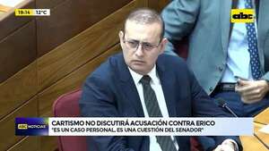 Video: cartistas alegan que situación de Erico es “personal” y no será analizada en bancada - ABC Noticias - ABC Color