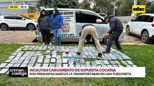 San Lorenzo: incautan unos 200 kilos de presunta cocaína - Crimen y castigo - ABC Color
