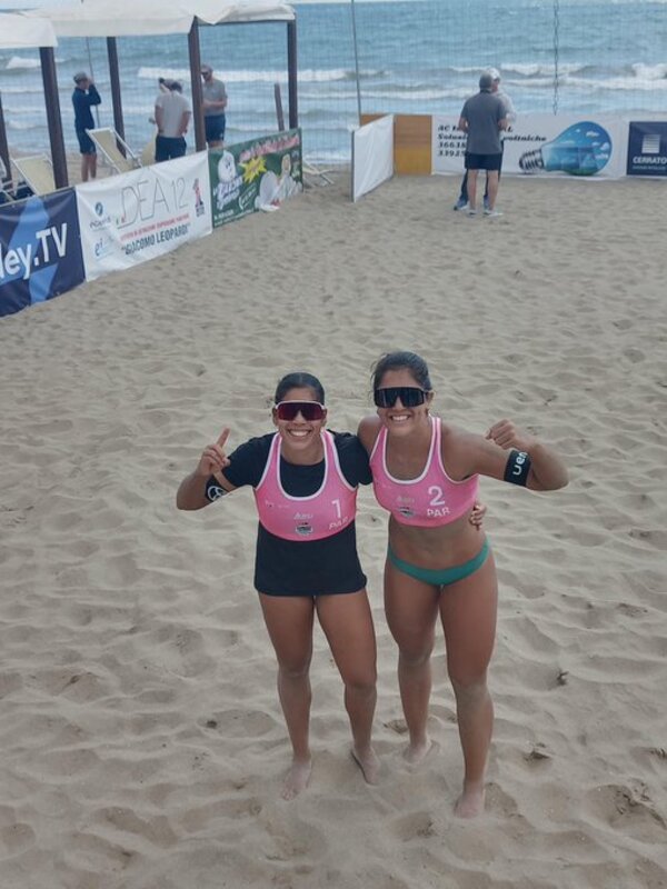 Dupla paraguaya de vóley de playa gana fecha del tour en Italia - .::Agencia IP::.