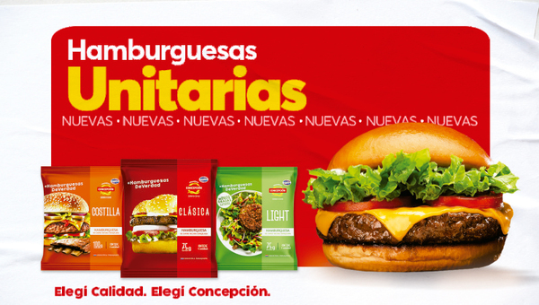 ¡Llegaron las hamburguesas unitarias de Concepción!