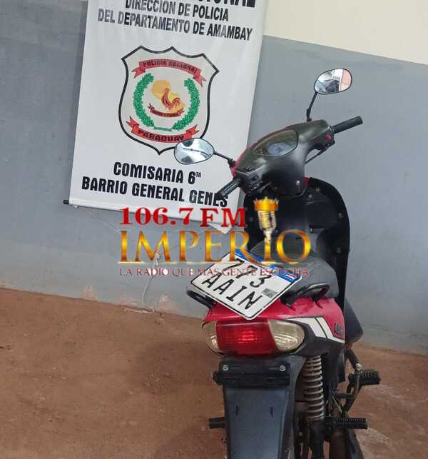 Hallan en General Genes motocicleta hurtada a una estudiante de medicina - Radio Imperio 106.7 FM