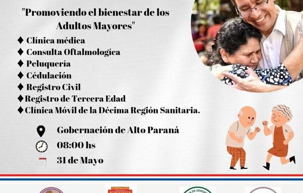 Jornada de atención para adultos mayores será el viernes