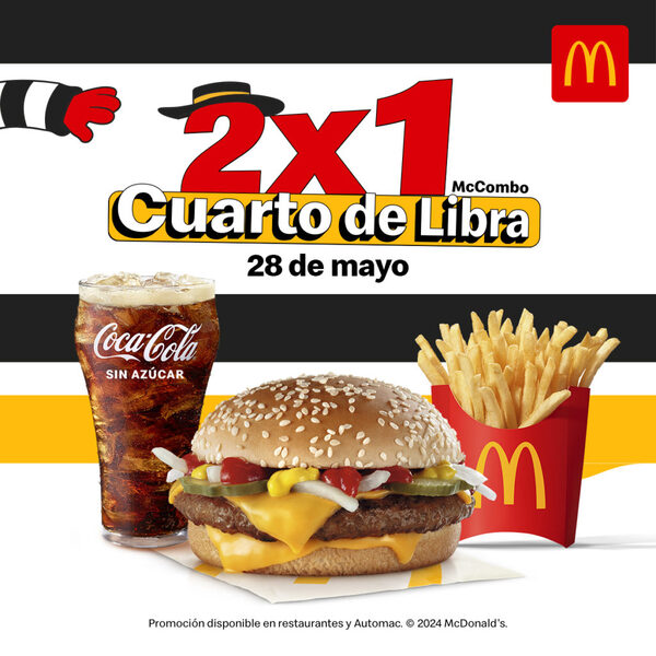 McDonald鈥檚 celebra el D铆a Internacional de la Hamburguesa con un聽 2x1 - Revista PLUS