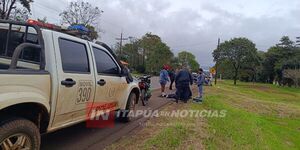 CHOQUE DE MOTOCICLETAS DEJÓ TRES LESIONADOS SOBRE RUTA PY01  - Itapúa Noticias