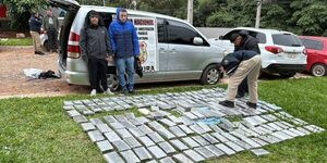 Incautan 213 kilos de cocaína en San Lorenzo