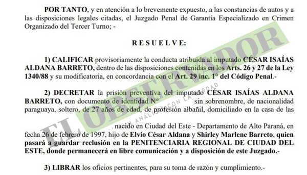 Decretan prisión preventiva para supuesta mula que intentó abordar un vuelo con cocaína 