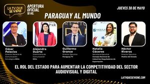 Comunicadores de medios del Estado abrirán panel en “La TV que se viene 2024” • PARAGUAY TV HD