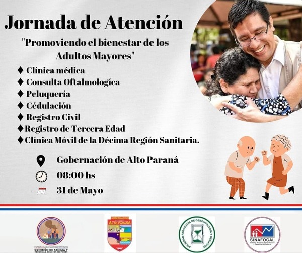 Jornada integral para adultos mayores en Alto Paraná - ADN Digital