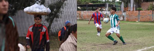 "Hay que perseverar siempre": el pelotero que, tras jugar todo, vende chipa en las gradas