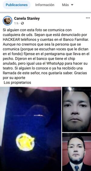 Usan fotografía de conocido policía para estafas