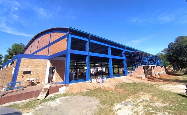 Futuro Polideportivo del Colegio Parroquial Pio XI, próxima a su culminación - Noticiero Paraguay
