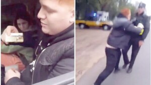 Conductor le encajó un sopapo a agente de Caminera que le multó