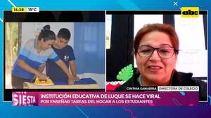 Video: se hace viral un colegio de Luque por enseñar tareas del hogar a alumnos - Ensiestados - ABC Color