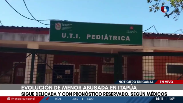 Abuso de menor en Itapúa: niña sigue delicada con pronóstico reservado, según médicos - Unicanal